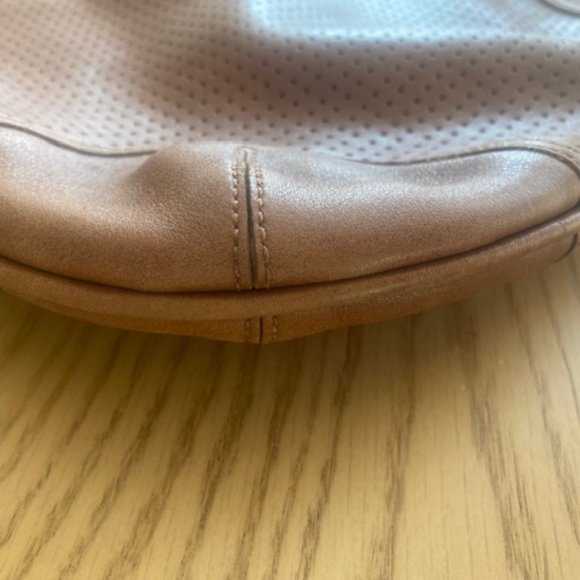 Vintage Coach Brown British Tan Leather Bag Purse - Picture 5 of 5